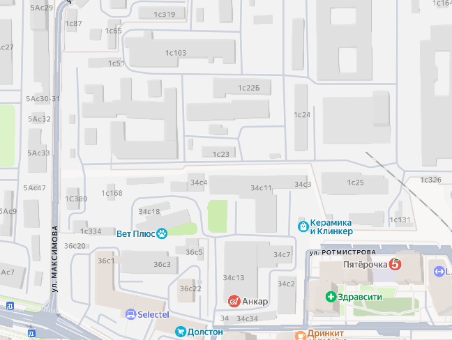 Карта проезда к офису и производству